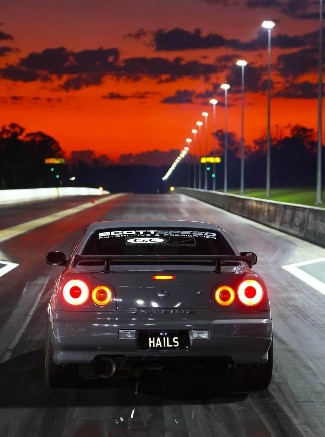 Hayley -Barra R34 Skyline